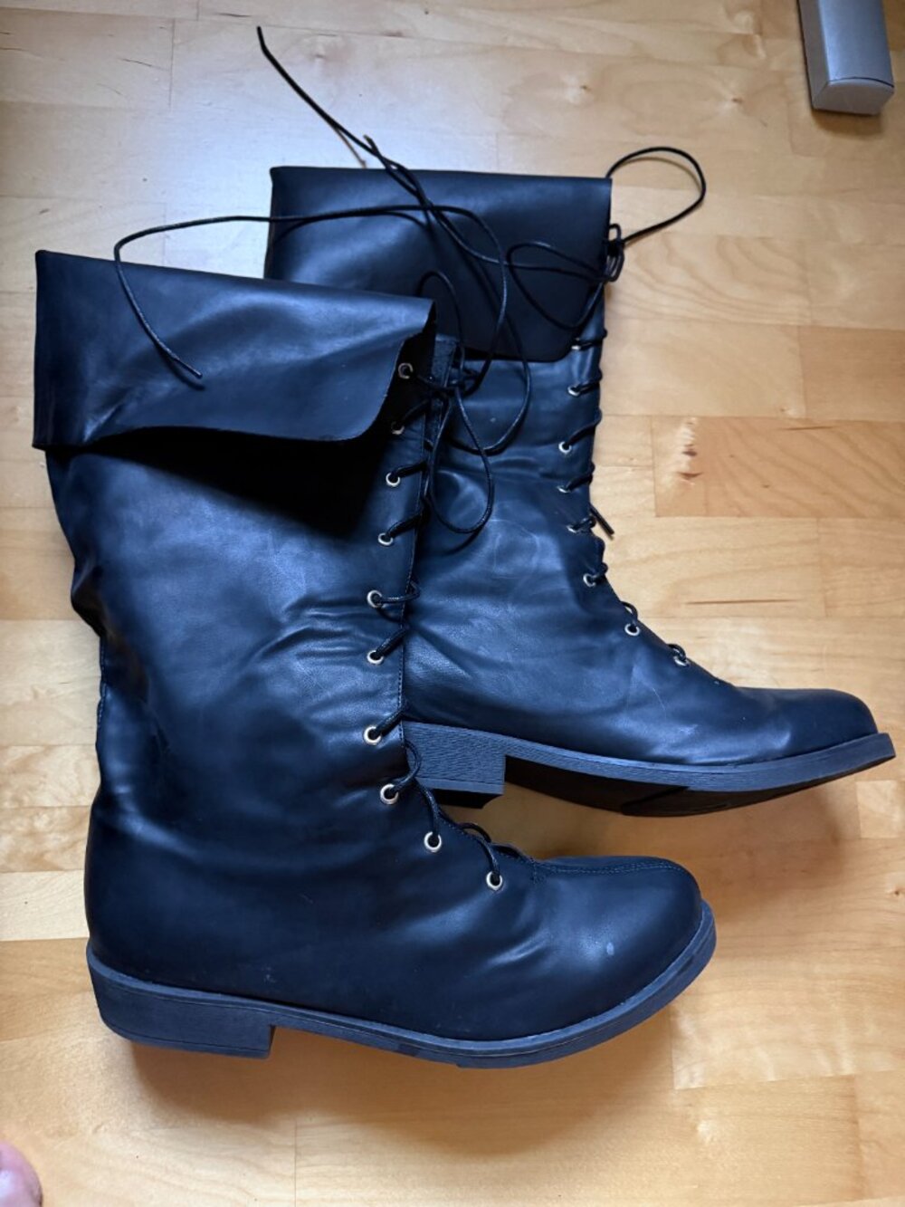 Cosplay Renaissance Viking Pirate Boots Size 12 Halloween